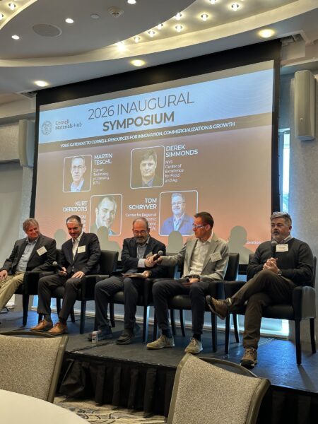 Panel “Your Gateway to Cornell: Resources for Innovation, Commercialization & Growth” at the Cornell Materials Hub symposium