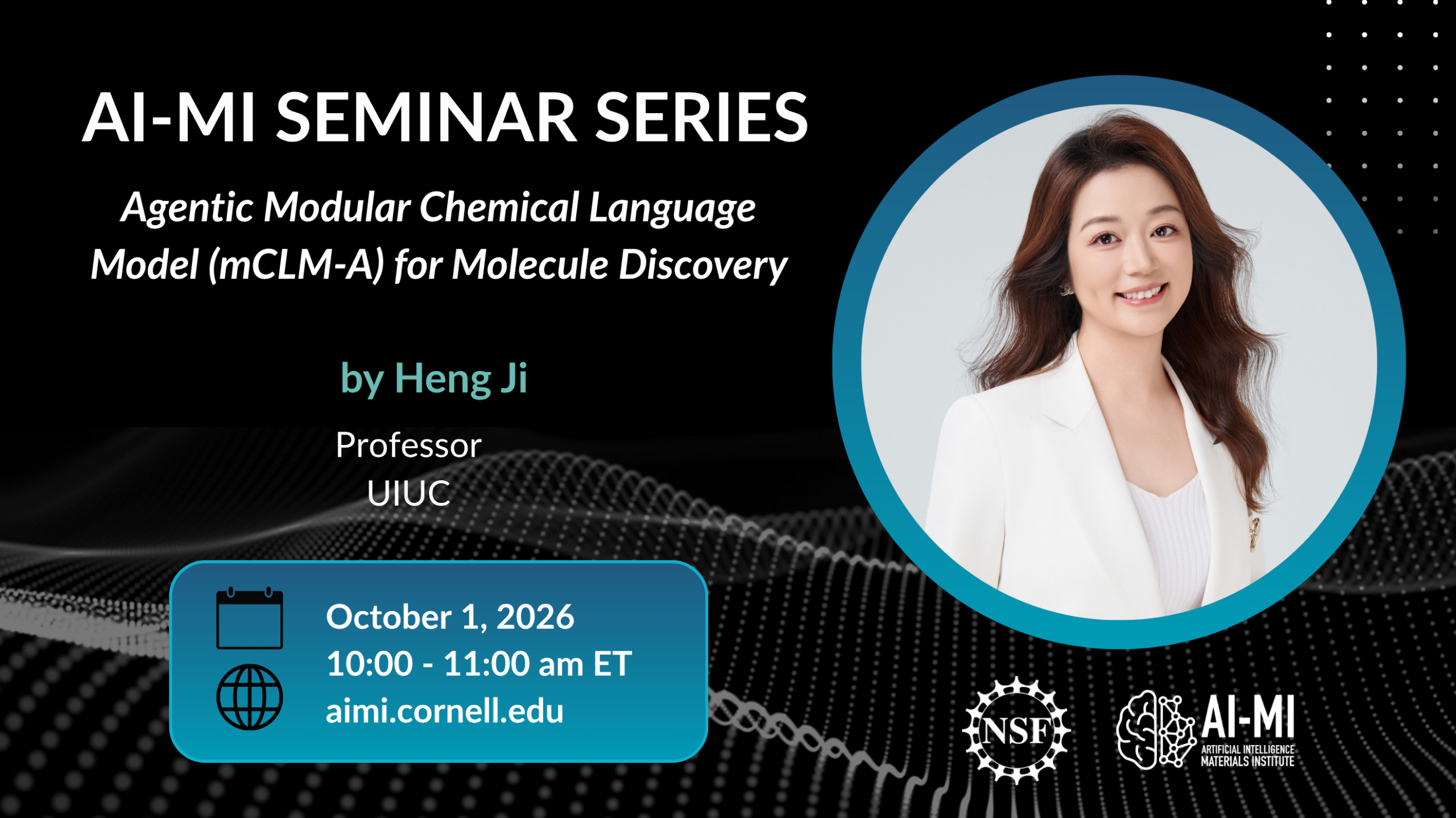 AI-MI Seminar Series: Heng Ji (UIUC)